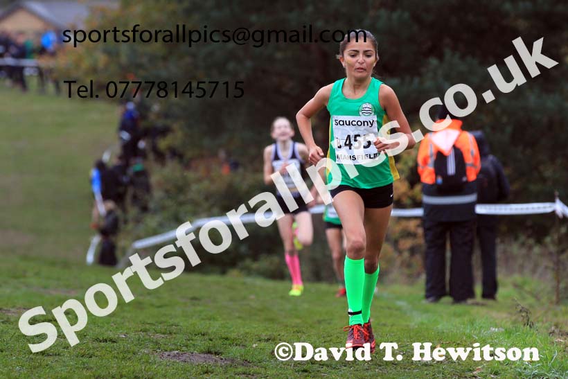 Girls Under-13s, 2022 National Cross Country Relays, Berry Hill Park, Mansfield.  Photo: David T. Hewitson/Sports for All Pics
